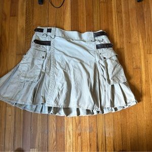 Men’s Unbranded Khaki Tan Utility Kilt 46